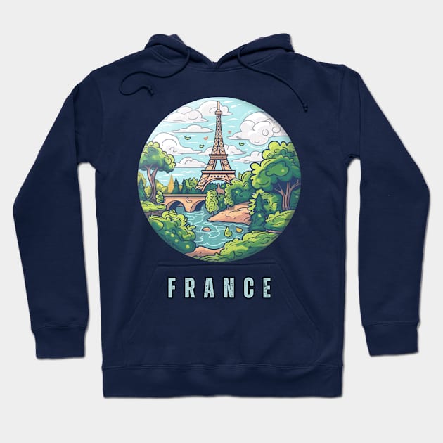 France Europe Hoodie by Mary_Momerwids